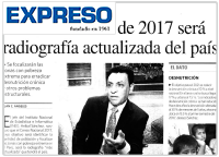 Censo Nacional 2017 será radiografía actualizada del país