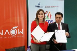 INEI Y LA EMPRESA NAOW GROUP PERÚ SAC SUSCRIBIERON  CONVENIO DE COOPERACIÓN INTERINSTITUCIONAL