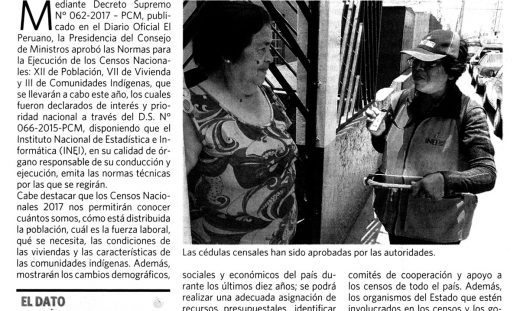 Arranca proceso sobre los censos nacionales