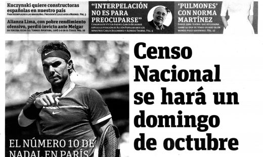 Censo nacional se hará un domingo de octubre
