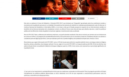 Análisis: censo 2017, la potencia de la autoidentificación