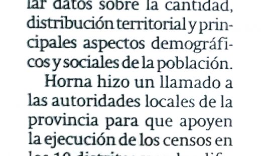 INEI pide a alcaldes apoyar los censos