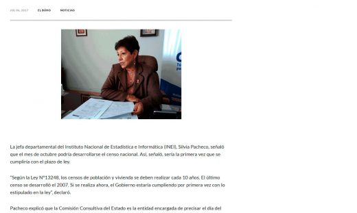 Anuncian el mes de octubre como posible fecha para los censos nacionales 2017