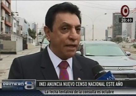INEI anuncia censo nacional para este año