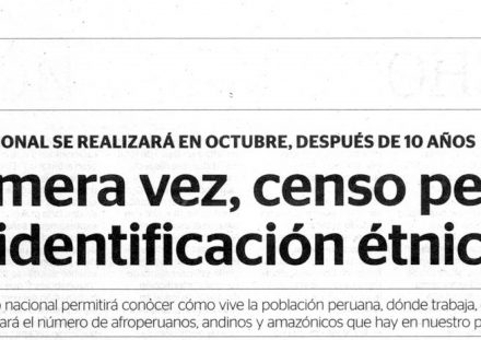 Por primera vez, censo permitirá la autoidentificación étnica