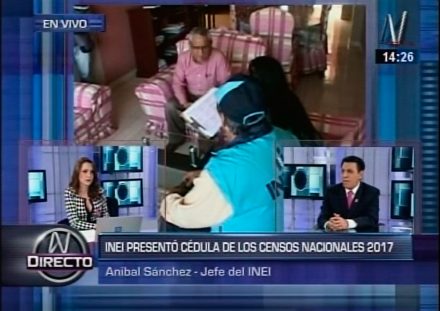 Entrevista al Jefe del INEI – Temática de Investigación de los Censos Nacionales 2017