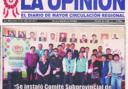 Se instaló Comité Subprovincial de Cooperación a los Censos en San Clemente