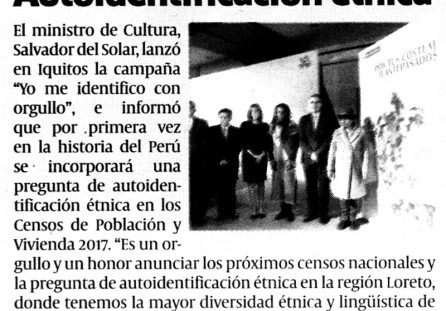 Autoidentificación étnica