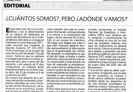 ¿Cuántos somos?, pero, ¿A dónde vamos?