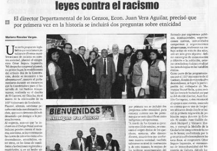 Congresista César Segura propone leyes contra el racismo