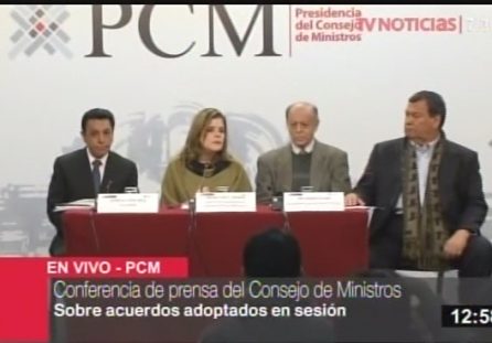Conferencia de Prensa del Consejo de Ministros – Censos Nacionales 2017