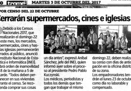 Censarán supermercados, cines e iglesias