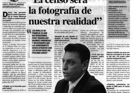 “El censo será la fotografía de nuestra realidad”