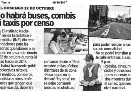 No habrá buses, ni combis ni taxi