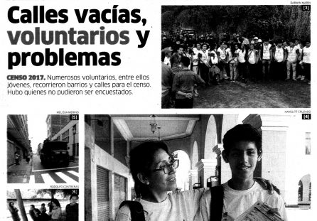 Calles vacías, voluntarios y problemas