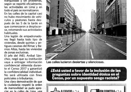 Ciudadanía respetó la inamovilidad