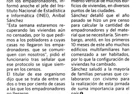 Censo continúa esta semana