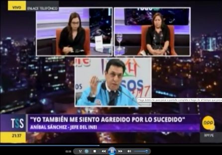 Entrevista al Jefe del INEI – Censos Nacionales 2017