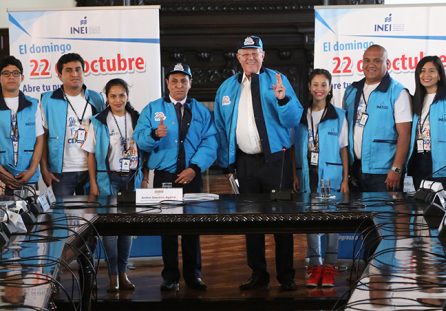 Avance de la Comisión Consultiva de los Censos Nacionales 2017 en Palacio de Gobierno