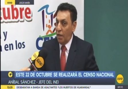 Entrevista al Jefe del INEI – Censos Nacionales 2017