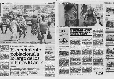 El crecimiento poblacional a lo largo de los últimos diez años
