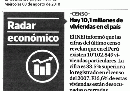 Hay 10.1 millones de viviendas en el país