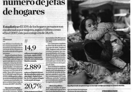 Aumenta el número de jefas de hogares